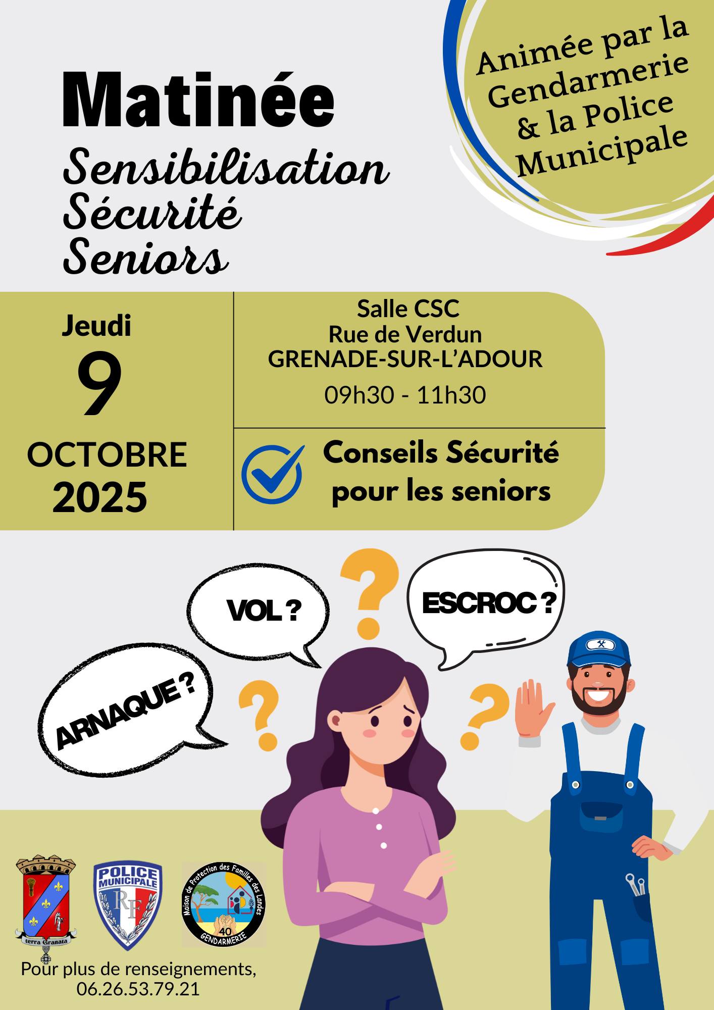 matinée de sensibilisation sécurité seniors