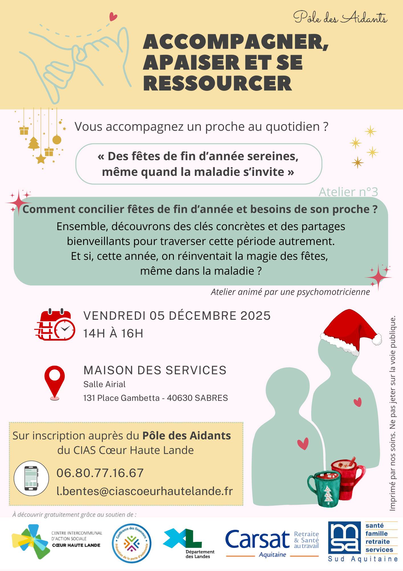 Atelier pour les aidants