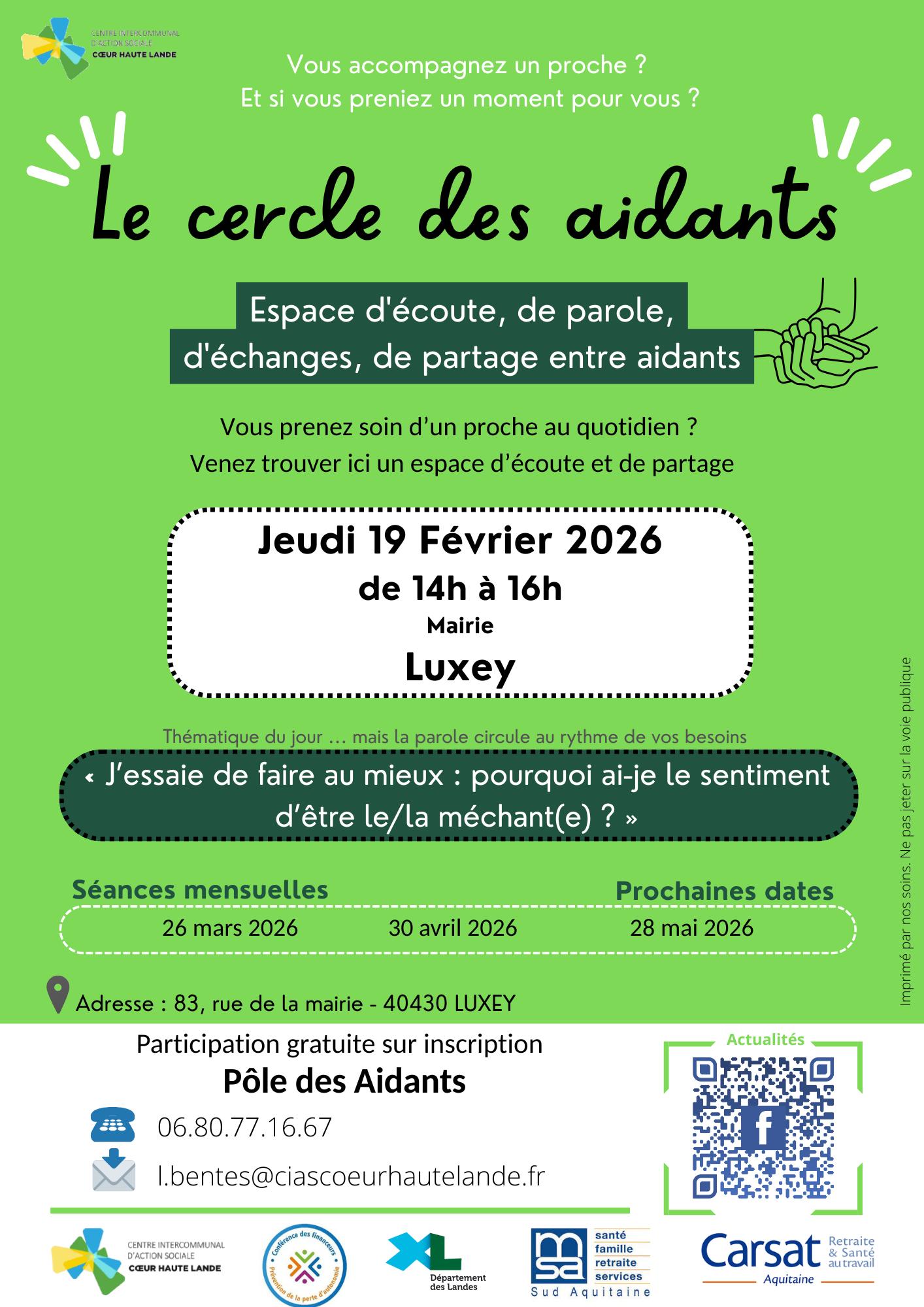cercle des aidants