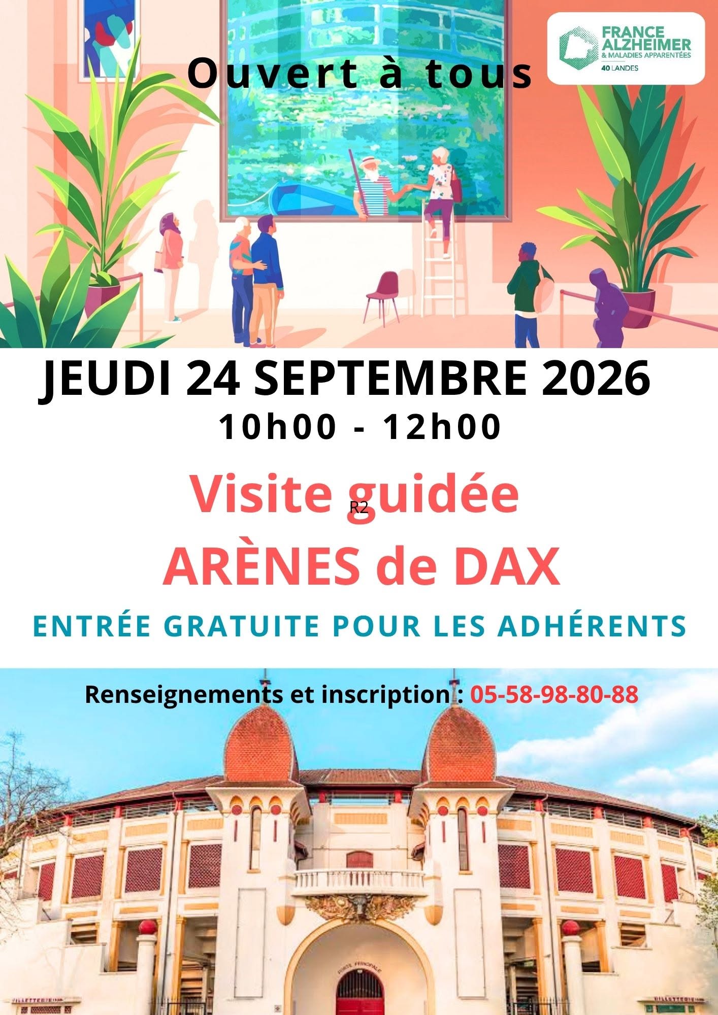 visite guidée arènes de dax