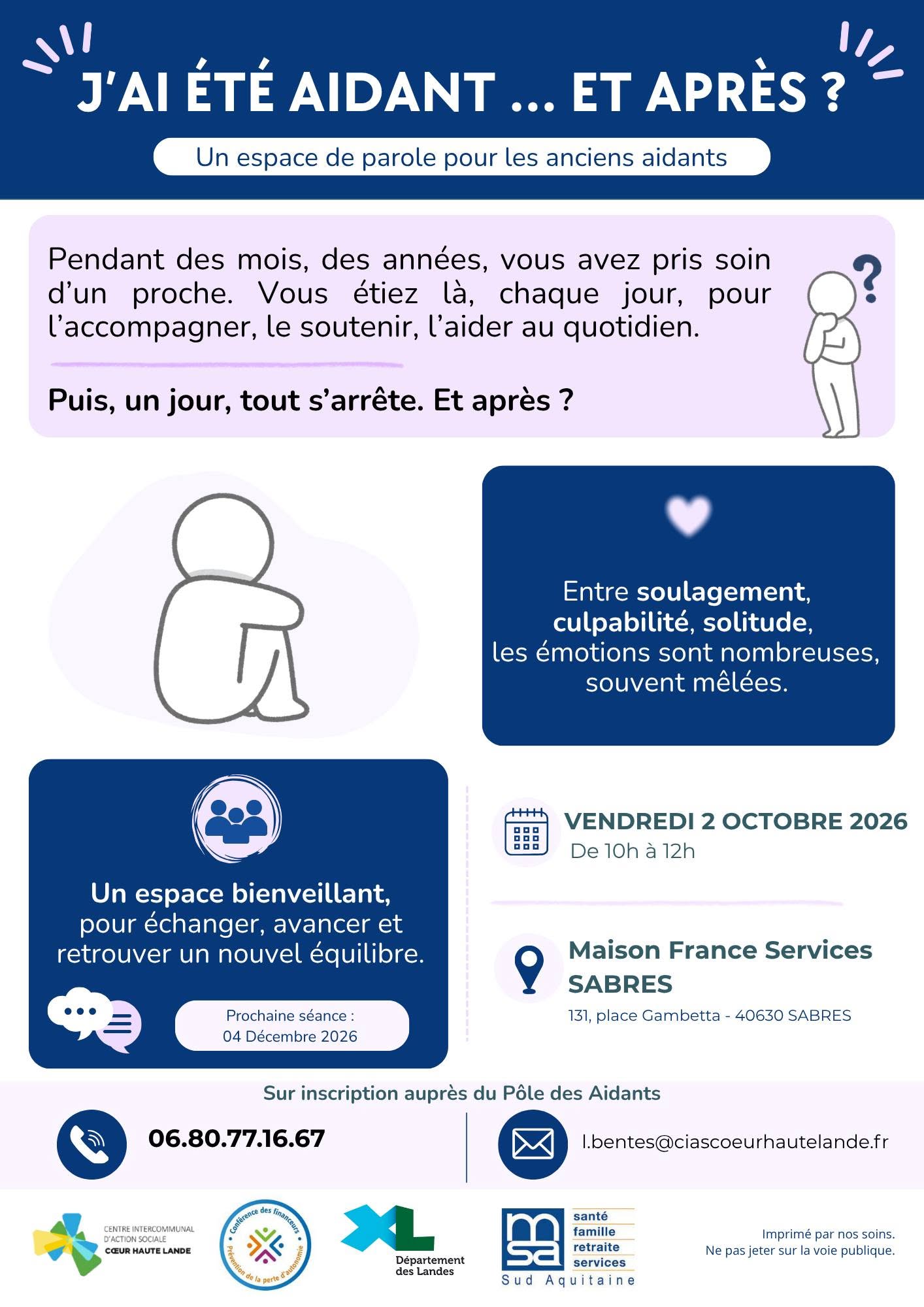 temps d'échanges aidants