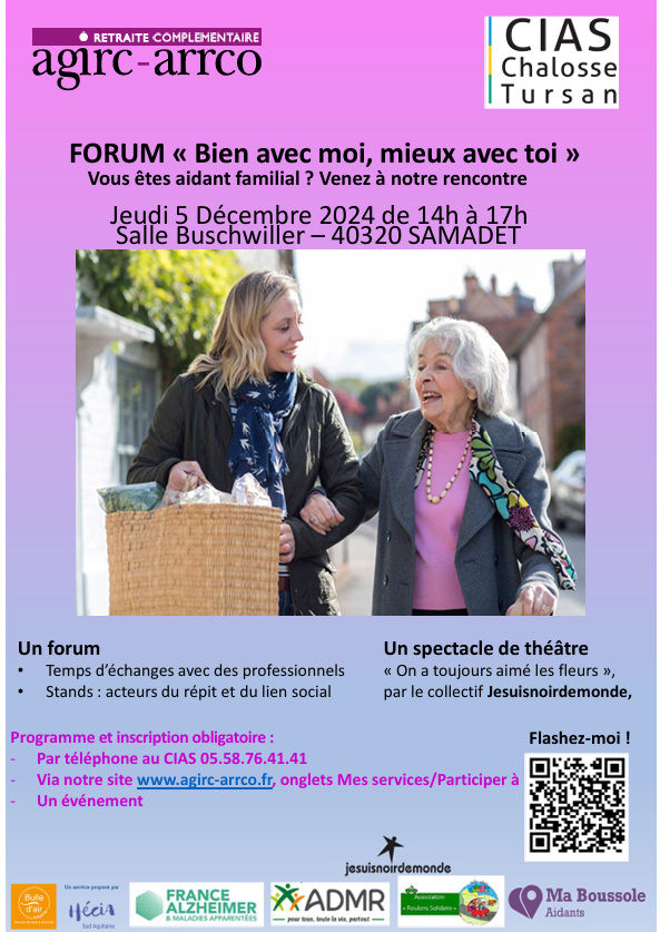 Forum "Bien avec moi, mieux avec toi" à Samadet