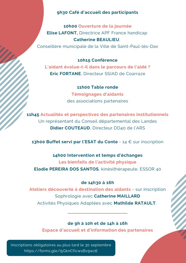 Programme Journée des aidants
