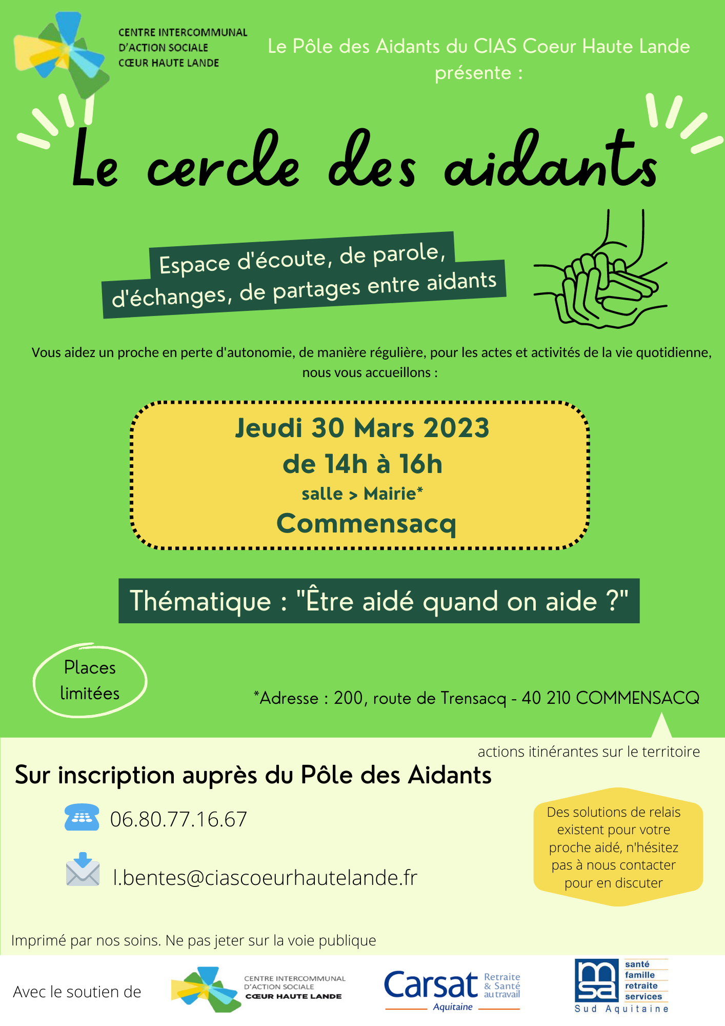 CERCLE DES AIDANTS