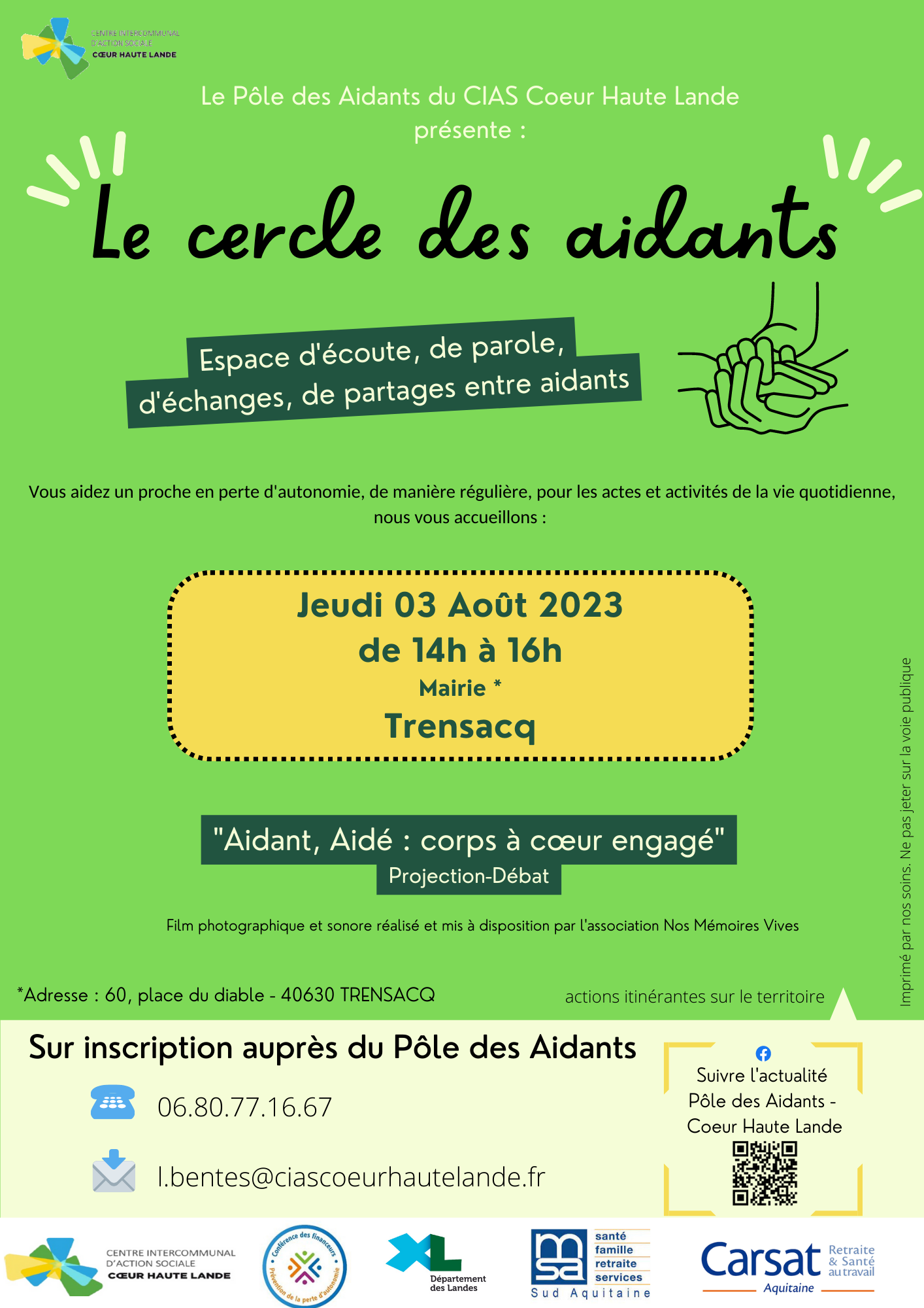 CERCLE DES AIDANTS