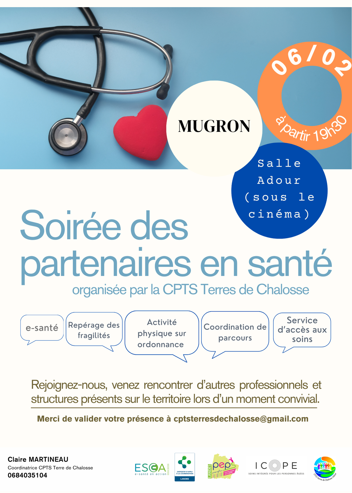Soirée partenaire cpts terres de chalosse
