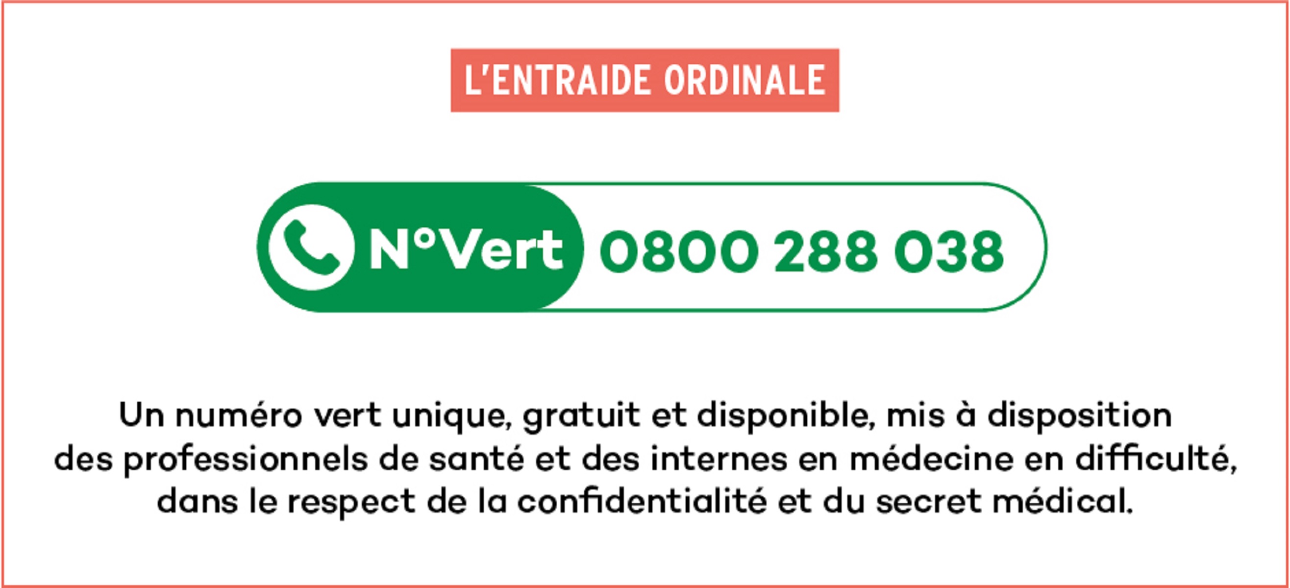 Numéro Vert Entraide Ordinale