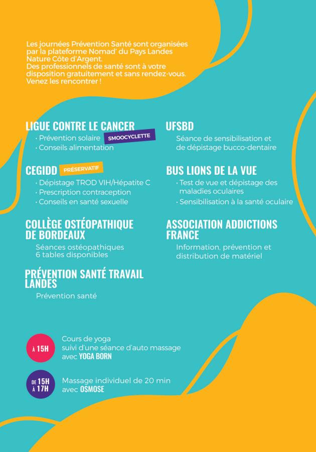 Journées de Prévention Santé des Saisonniers